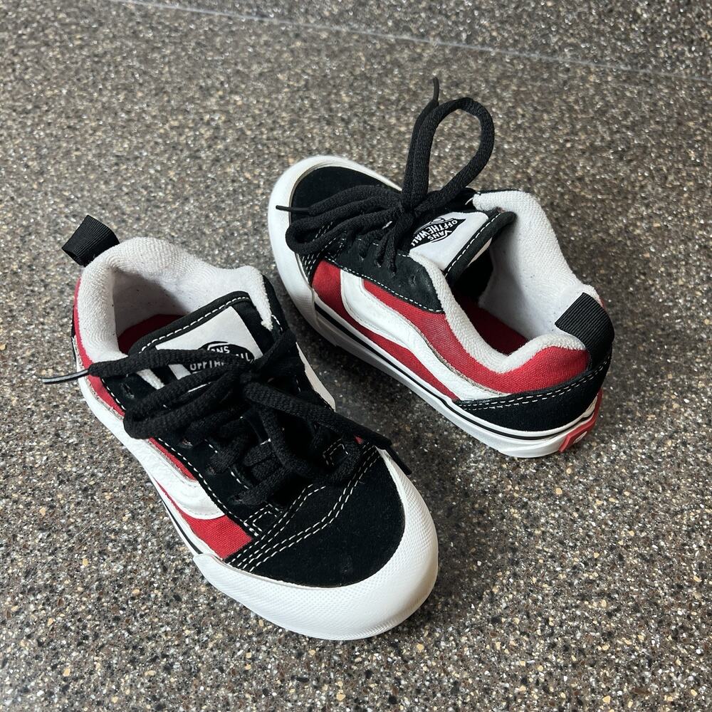 Vans Little Kids Toddler 11 Multicolor Suede/Canvas Chunky Sneaker Padded Tongue